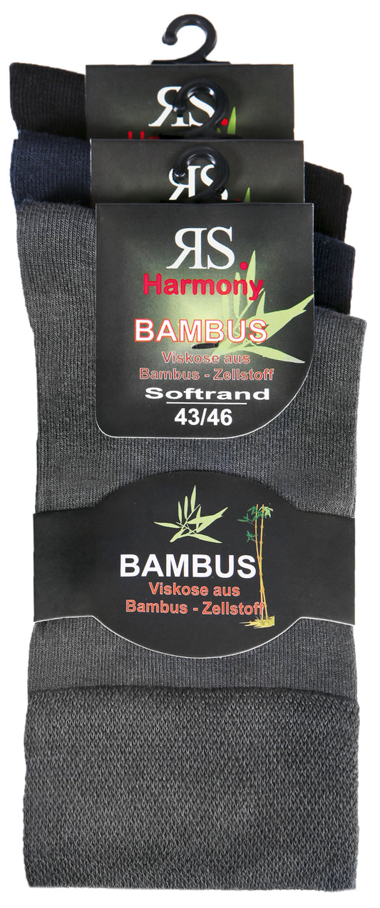 VISKOSE STRUMPF - BAMBUS - 3 Farben